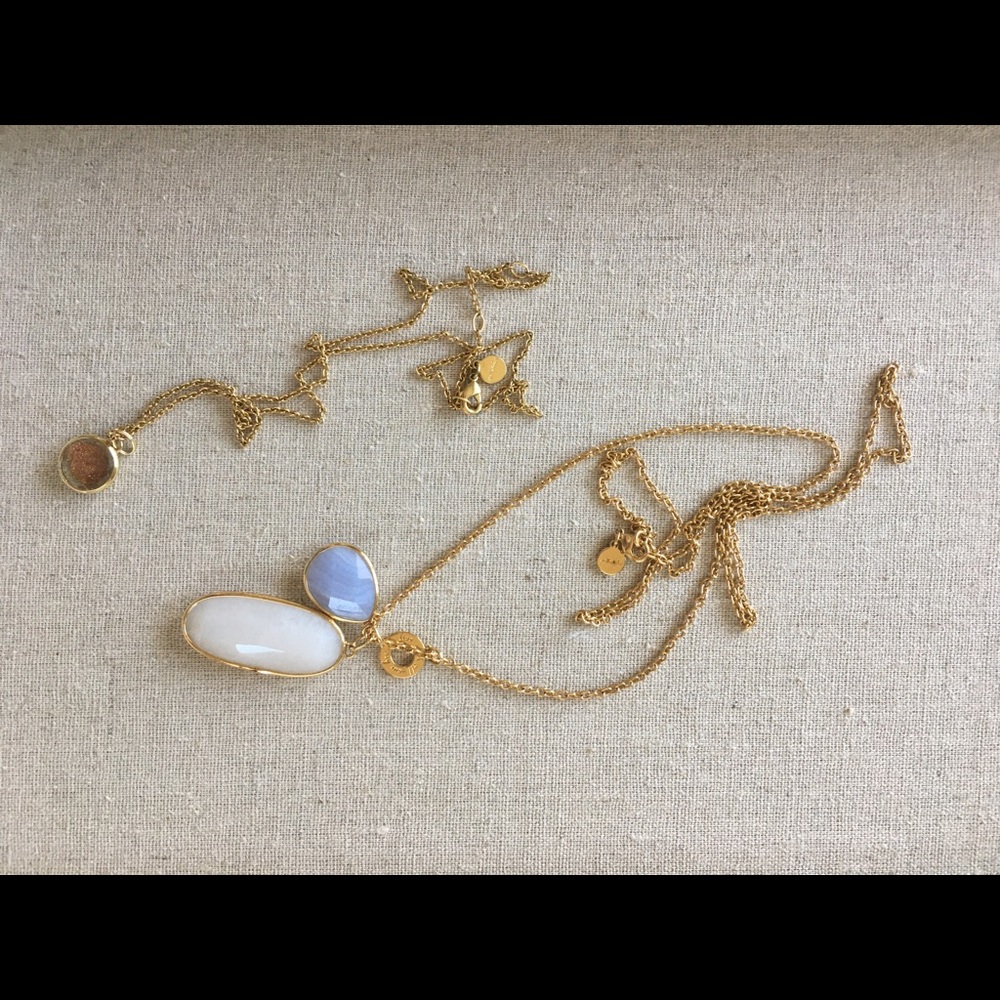 Sold Stella & Dot Trinity 2 Necklace Lot - Picture 5 of 16